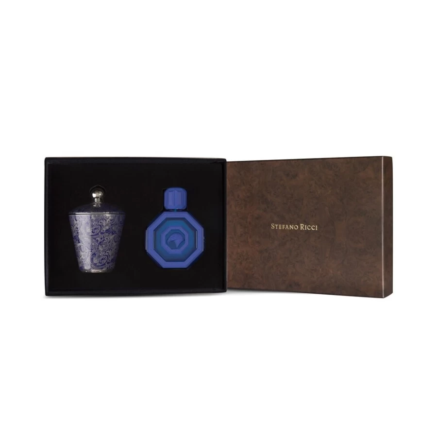 Stefano Ricci Royal Eagle Sport EDP Gift Set with Scented Candle for Men - Luxury Fragrance & Home Scent