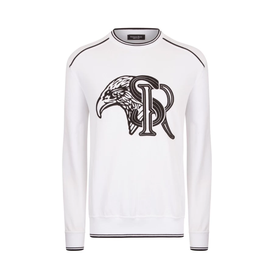 Stefano Ricci Men's Premium Jogging Suit Sweatshirt - Comfortable & Stylish Activewear