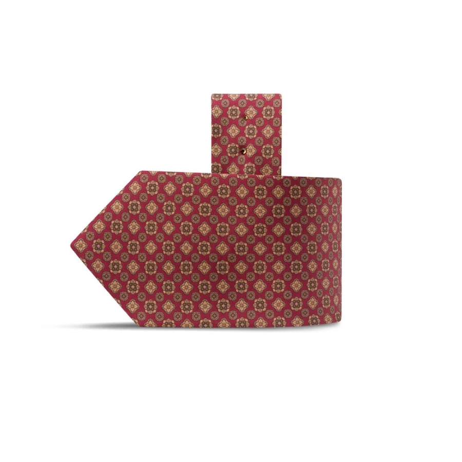 Stefano Ricci Luxury Hand-Printed Silk Twill Tie in Elegant Design