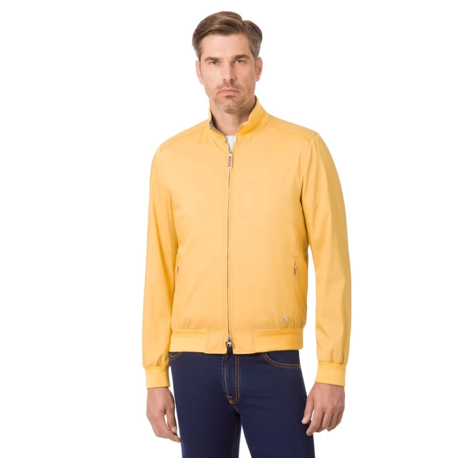 "Stefano Ricci Men's Silk Blouson Jacket – Luxury Designer Wear"