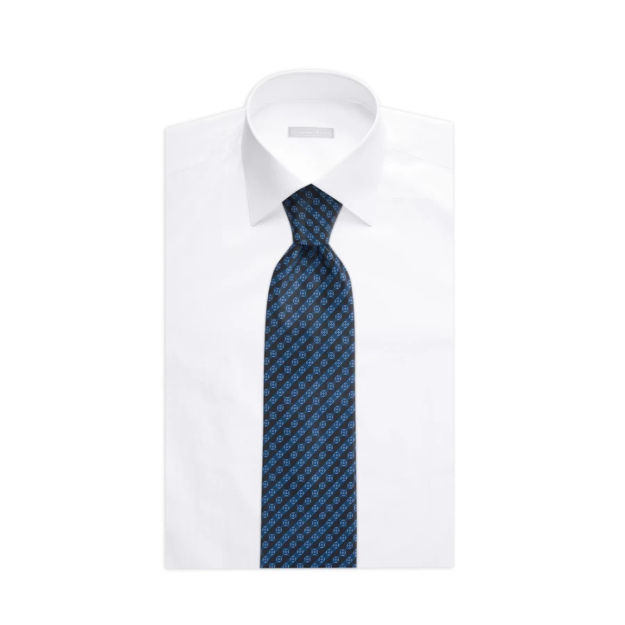 Stefano Ricci Luxury Hand-Printed Silk Tie in Elegant Color 47025_002