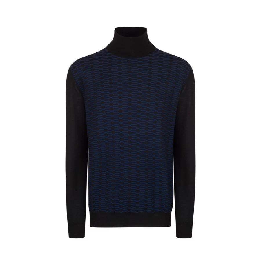 "Stefano Ricci Men's Premium Turtleneck Sweater for Luxury Winter Wear"