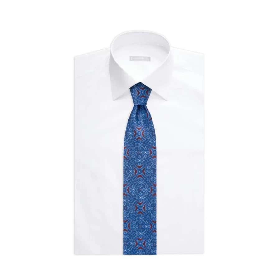 Stefano Ricci Luxury Hand-Printed Silk Tie in Elegant Color 45006_012