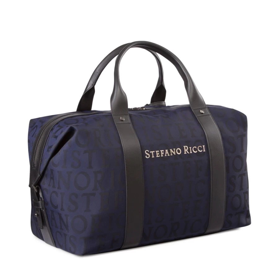 "Stefano Ricci Luxury Handmade Duffle Bag - Premium Travel & Gym Duffel"