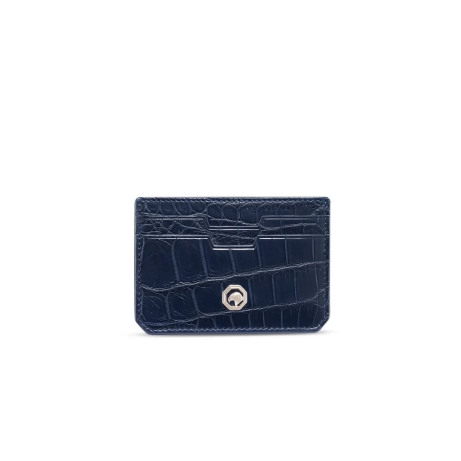 Stefano Ricci Luxury Matted Crocodile Leather Card Holder for Men - Premium Slim Wallet