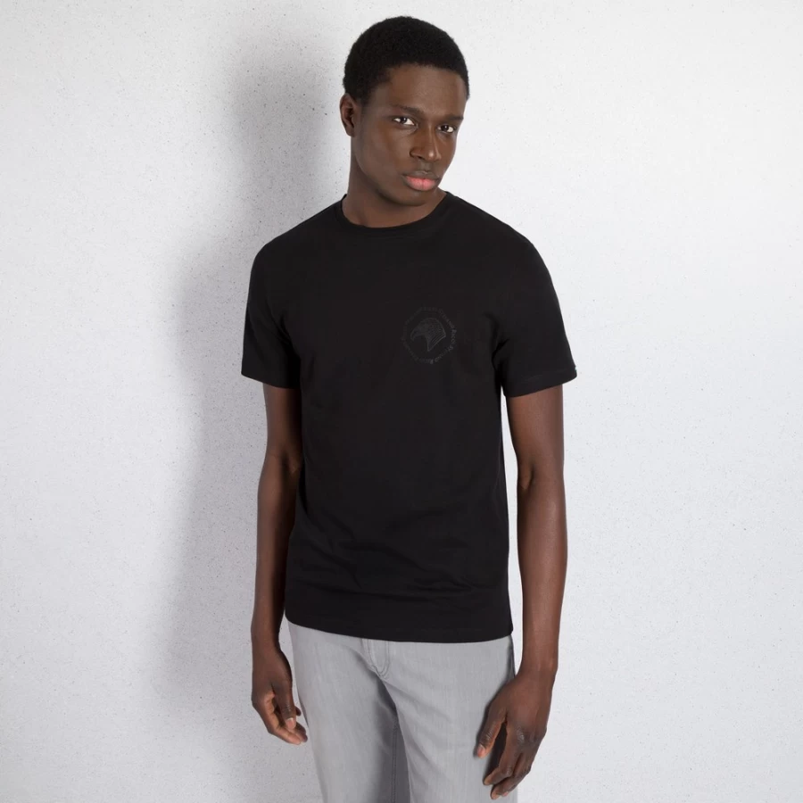 "Stefano Ricci Men's Luxury T-Shirt in Color N999 – Premium Cotton Tee"
