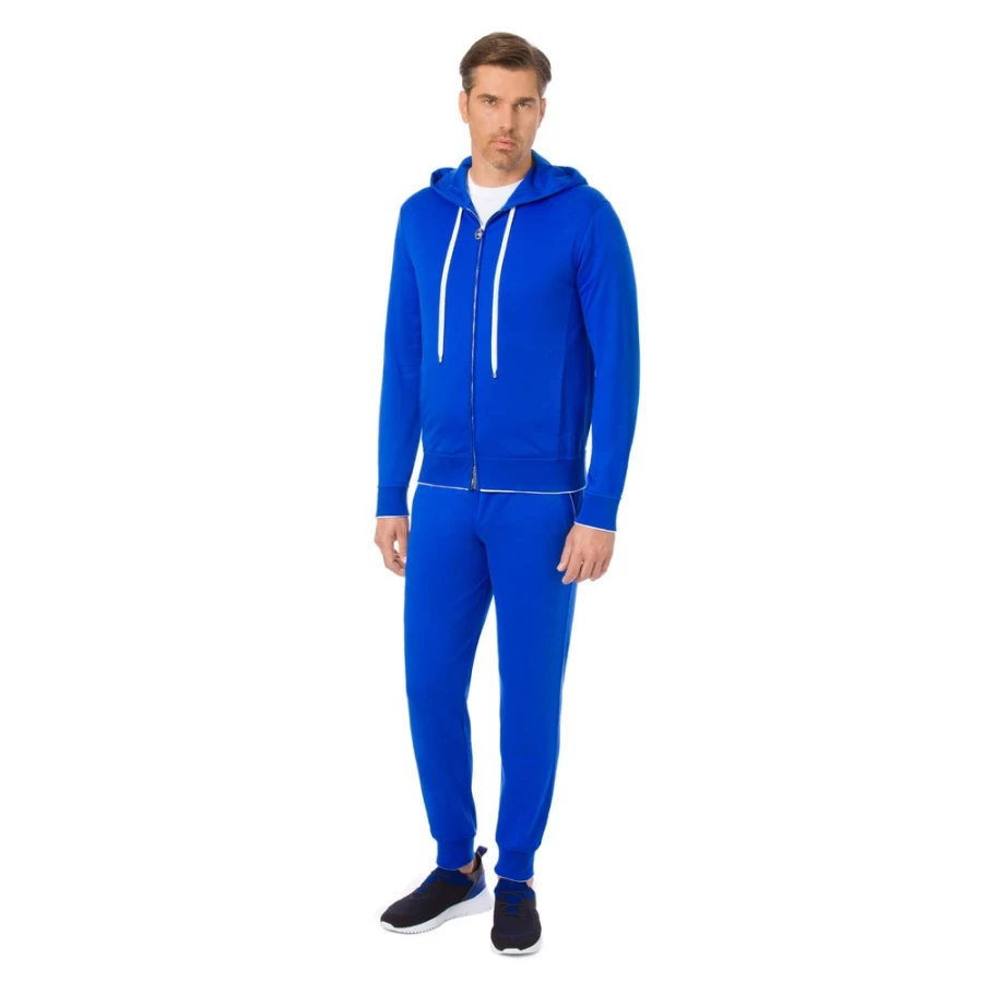 Stefano Ricci Men's Premium Hooded Jogging Suit Blouson Track Jacket