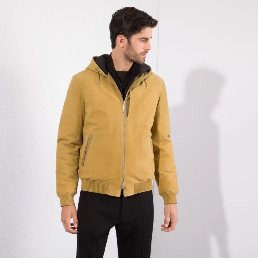 Stefano Ricci Men's Premium Hooded Blouson Jacket – Luxury Fashion Outerwear