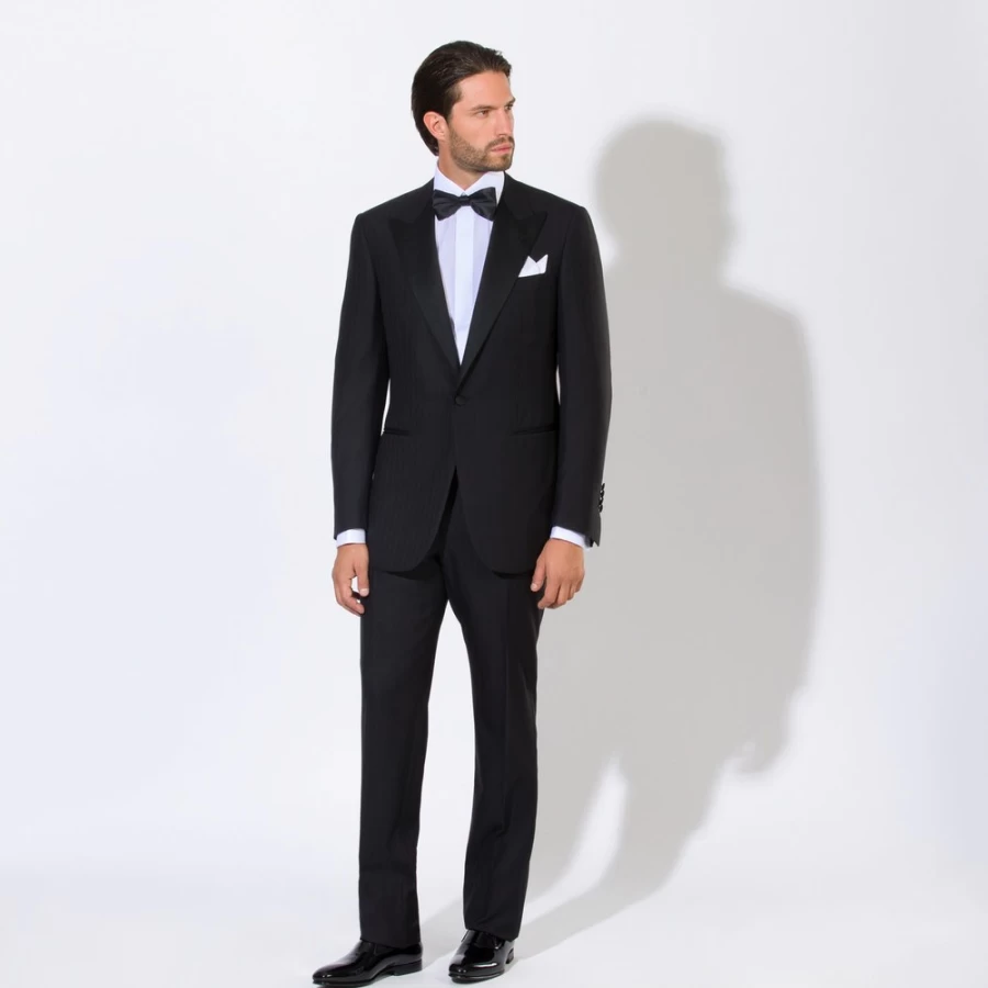 "Stefano Ricci Men's One-Button Tuxedo Suit for Formal Occasions"