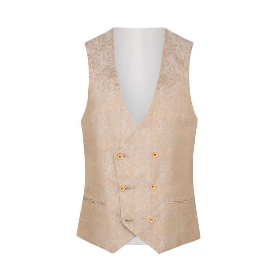 "Stefano Ricci Men's Luxury Six-Button Waistcoat – Premium Formal Vest"