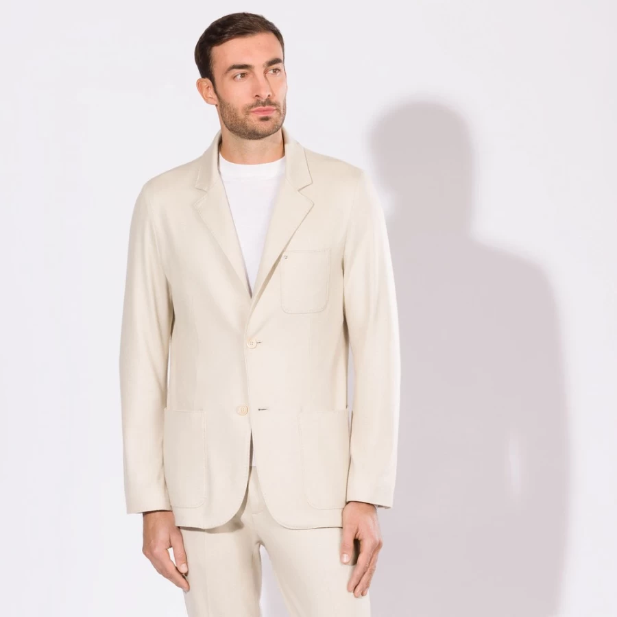 Stefano Ricci Men's Luxury Jersey Jacket – Premium Knitwear for Elegant Style