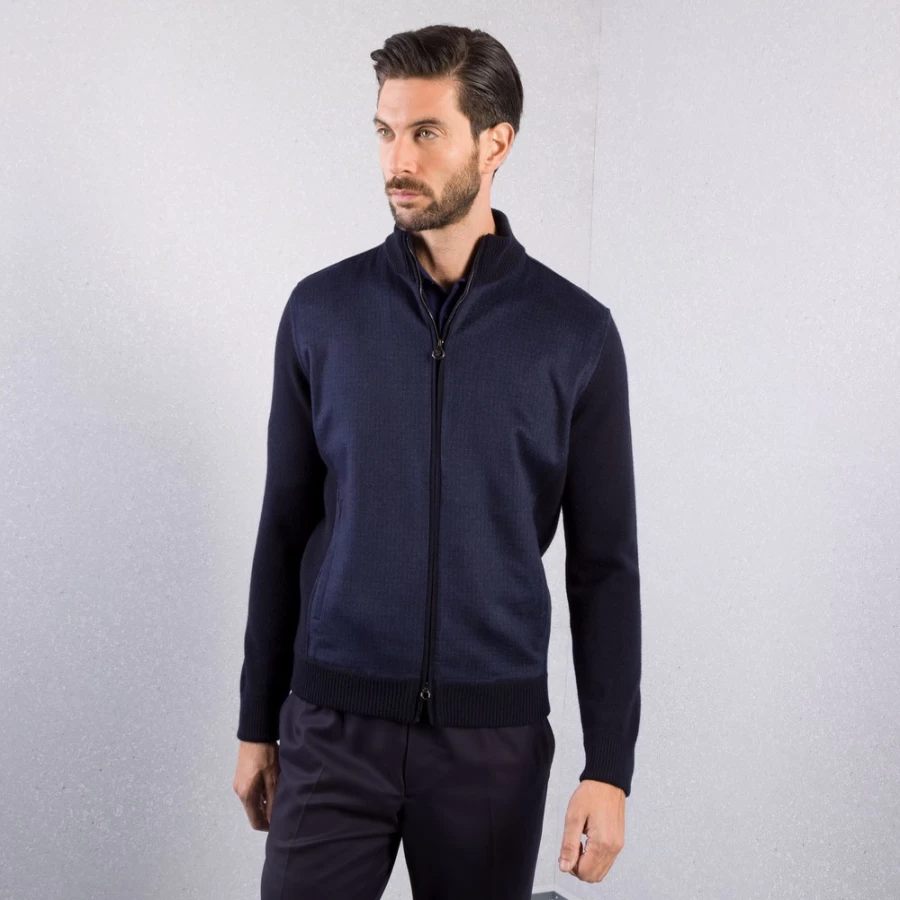 Stefano Ricci Men's Luxury Cashmere Blouson Jacket