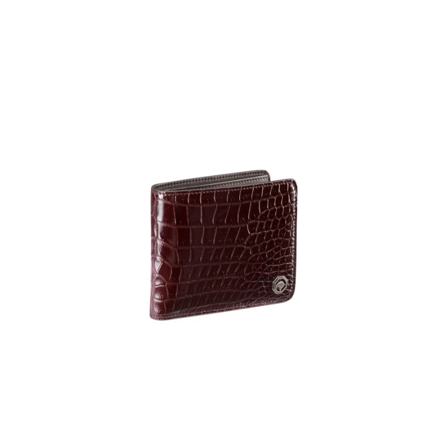 Stefano Ricci Handmade Genuine Crocodile & Calfskin Leather Bifold Wallet for Men Luxury