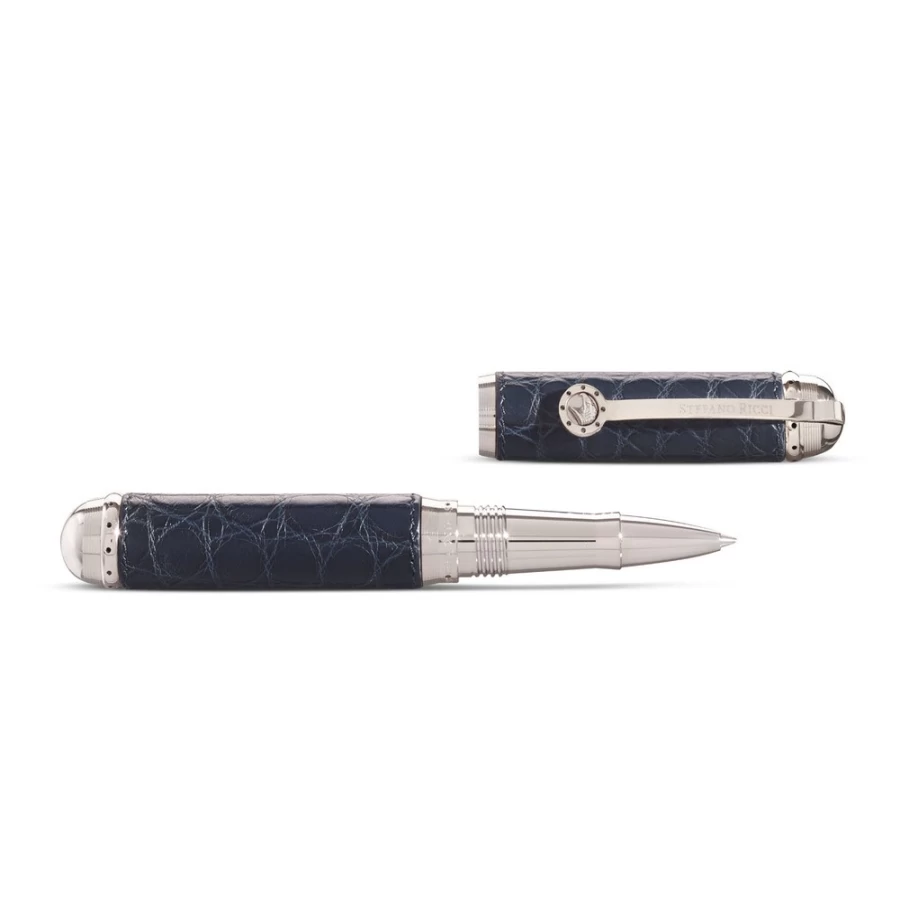Stefano Ricci Luxury Crocodile Skin Ballpoint Pen for Elegant Writing
