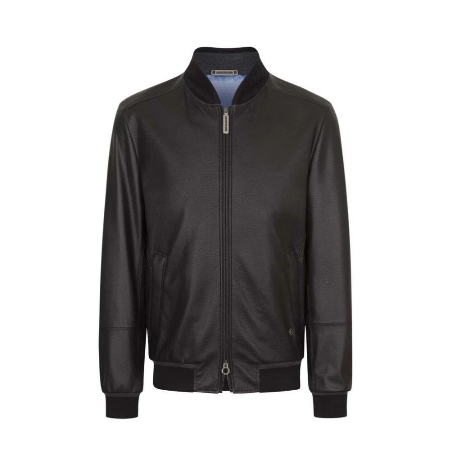 "Stefano Ricci Men's Deerskin Leather Blouson Jacket – Premium Luxury Outerwear"