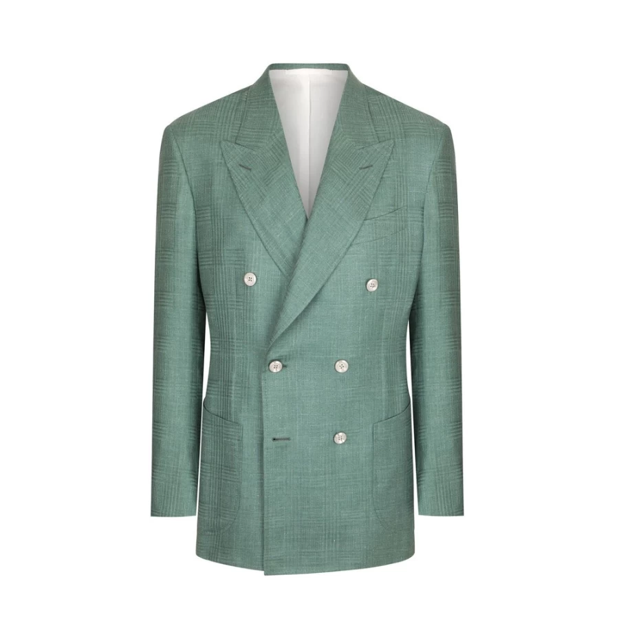 Stefano Ricci Men's Double-Breasted Fiesole Jacket – Luxury Wool Blazer for Formal Wear