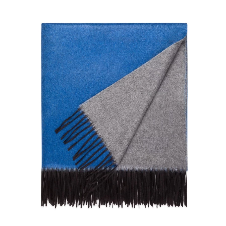 "Stefano Ricci Luxury Silk Cashmere Plaid Scarf in Elegant Check Pattern"