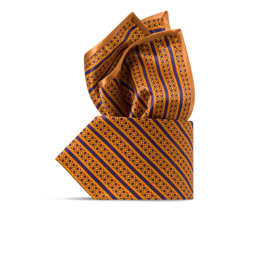 Stefano Ricci Luxury Hand-Printed Silk Tie Set in Elegant Color 45008_008