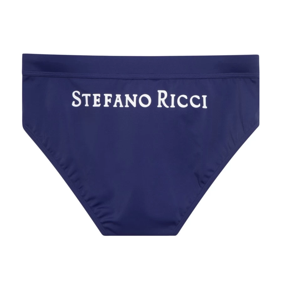 "Stefano Ricci Men's Luxury Swim Suit in Brown (Brwh) – Premium Designer Swimwear"