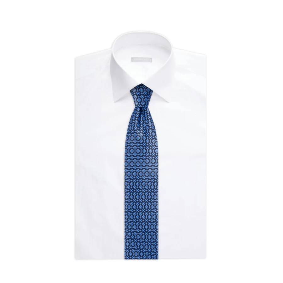 Stefano Ricci Luxury Hand-Printed Silk Tie in Elegant Color 39030_001
