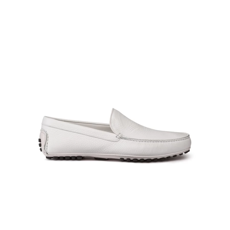 Stefano Ricci Men's W000 Calfskin Leather Driving Shoes Luxury Loafers