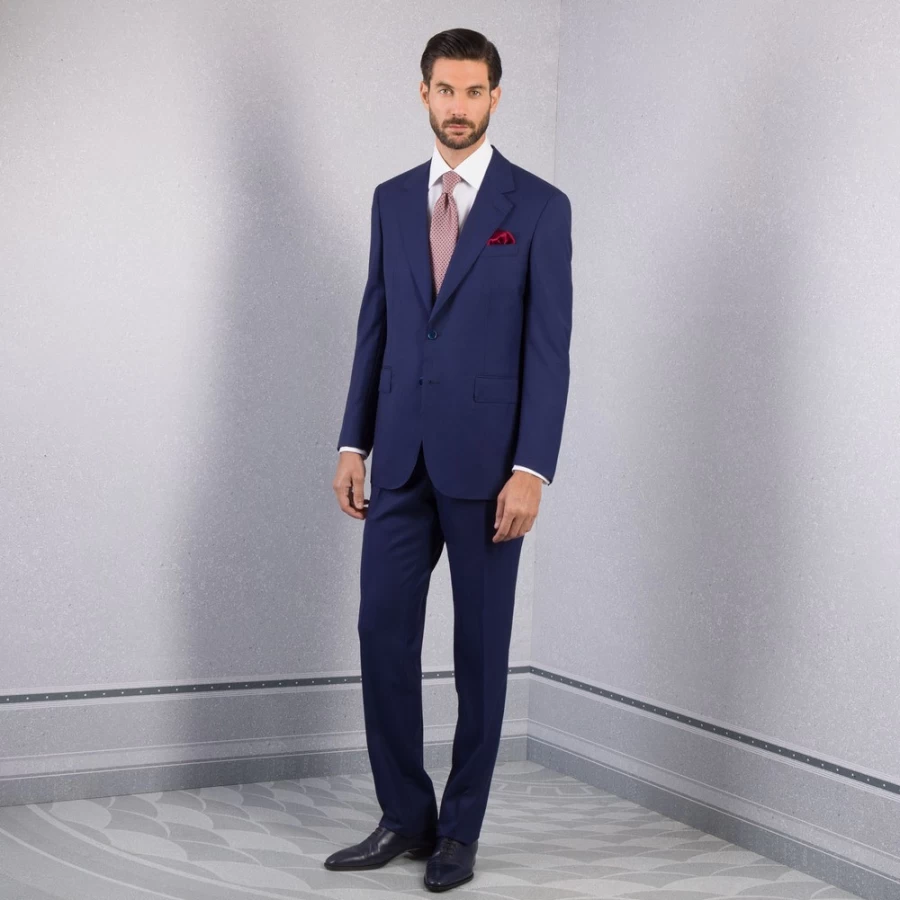 "Stefano Ricci Men's Two-Button Suit in HB_0105 Color | Premium Formal Wear"