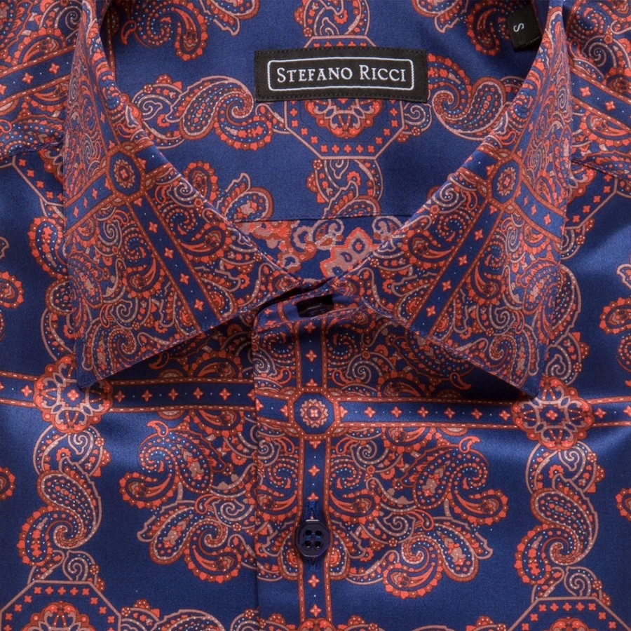 "Stefano Ricci Men's Handmade Torino Shirt – Luxury Italian Craftsmanship"