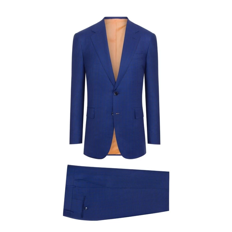 "Stefano Ricci Men's Premium Two-Button Suit for Formal Wear"