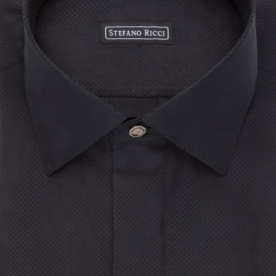 Stefano Ricci Men's Handmade Alba Shirt – Luxury Italian Crafted Dress Shirt