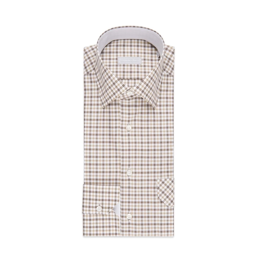 "Stefano Ricci Men's Handmade Alba Shirt in L2025_006 Color | Luxury Designer Menswear"