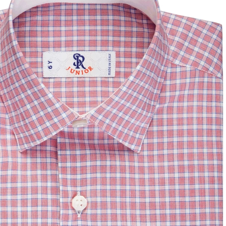 "Stefano Ricci Junior Handmade Cedro Shirt for Boys – Premium Cotton Dress Shirt"