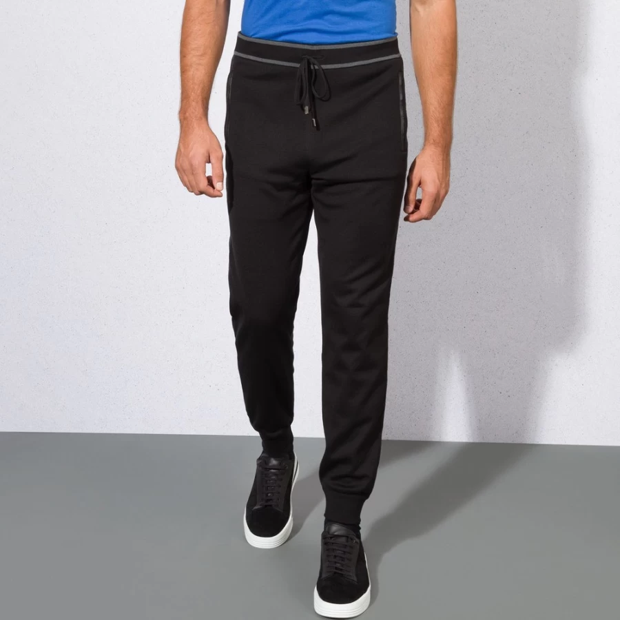 Stefano Ricci Men's Premium Jogging Pants Luxury Athletic Trousers for Running & Comfort