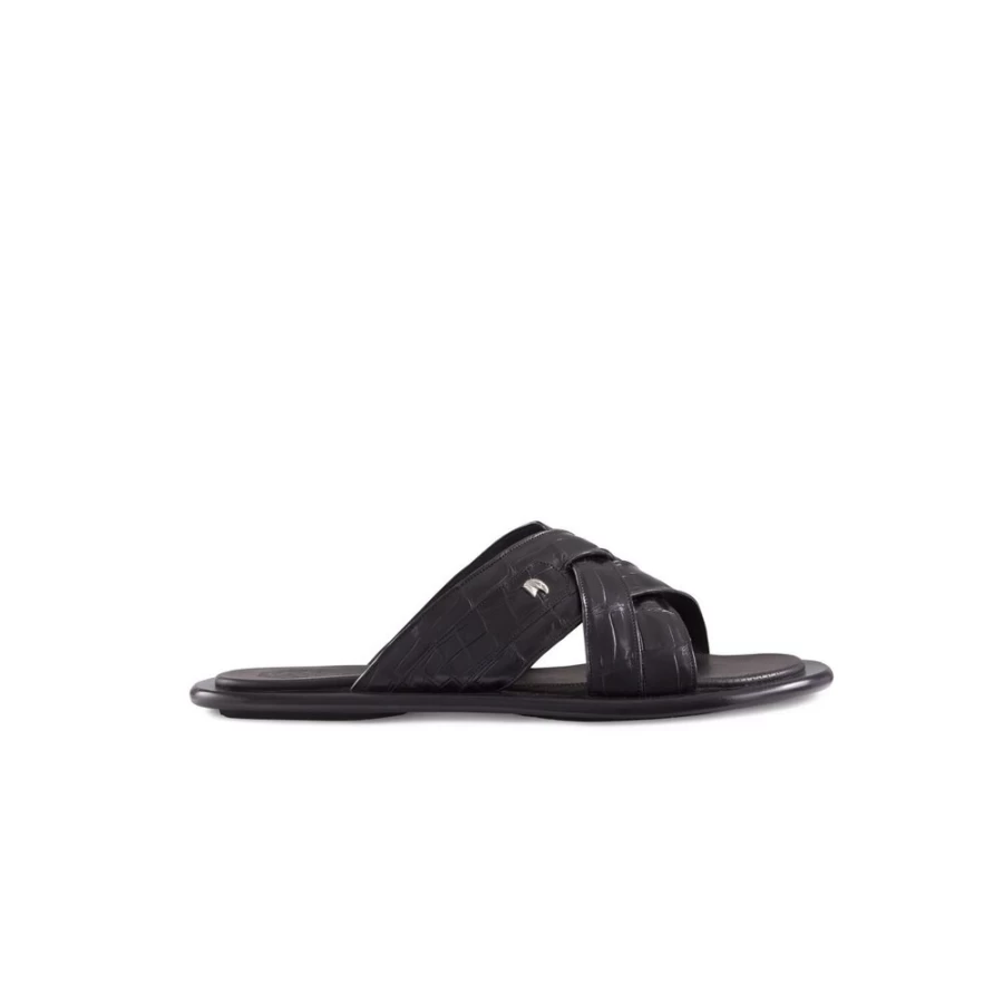 Stefano Ricci Luxury Crocodile Leather Sandals for Men | Premium Designer Footwear