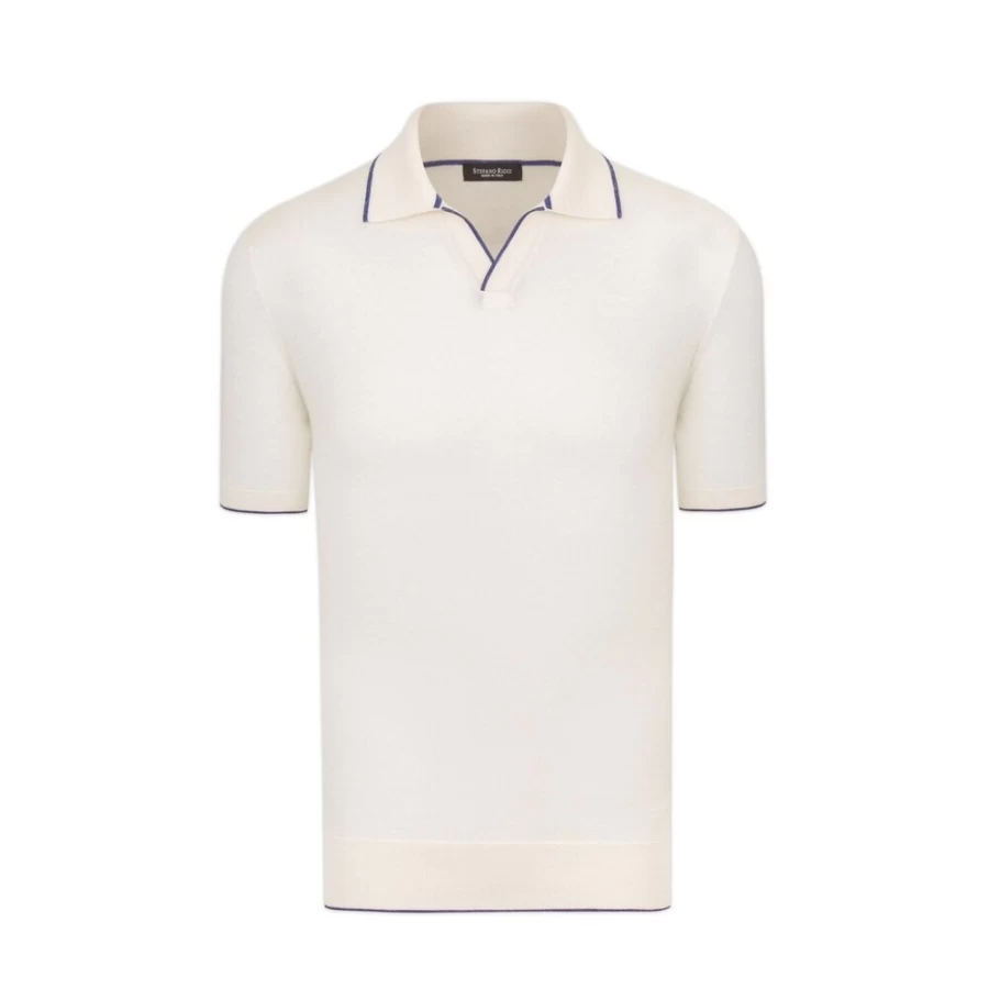 Stefano Ricci Men's Luxury Polo Shirt - Premium Cotton Classic Fit Polo for Men