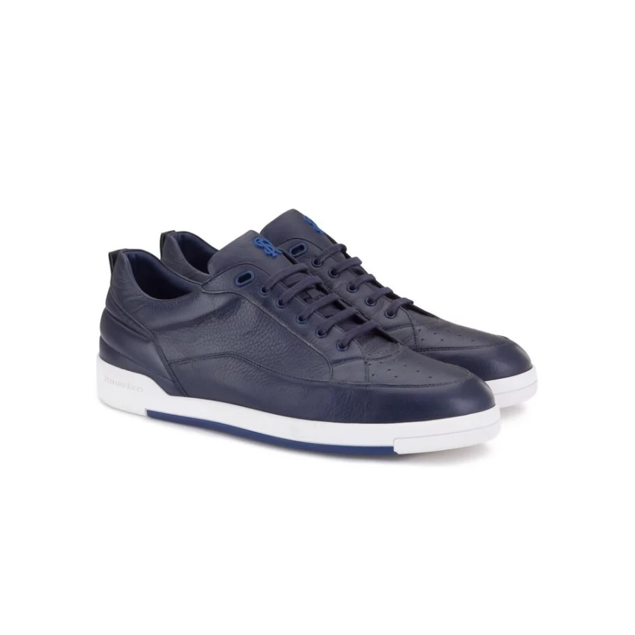 "Stefano Ricci Luxury Deerskin Sneakers for Men – Premium Handmade Italian Shoes"
