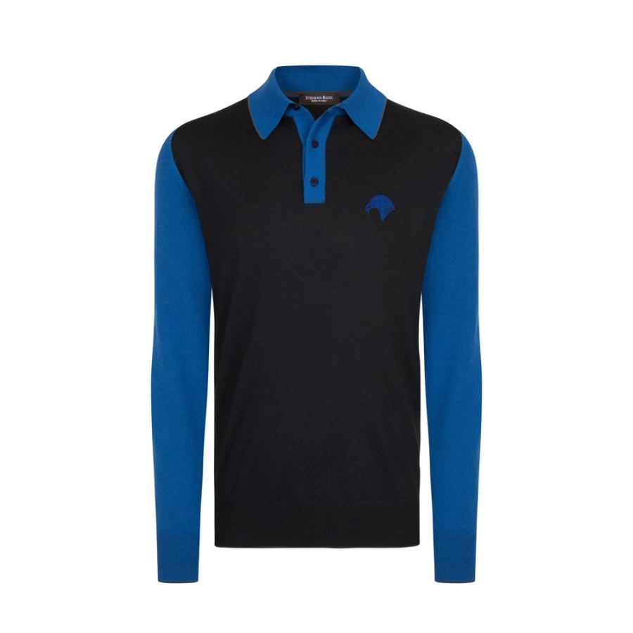 Stefano Ricci Men's Premium Three-Button Polo Shirt – Classic Fit Luxury Cotton Top
