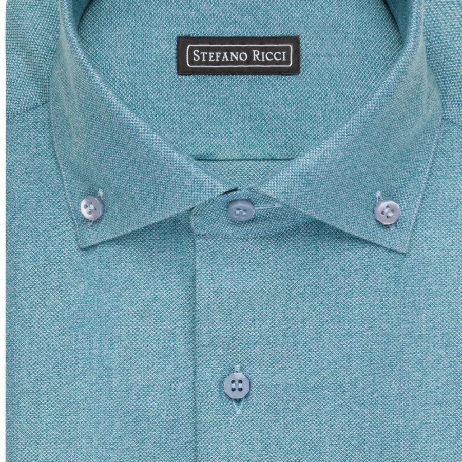 Stefano Ricci Men's Handmade Sorrento Shirt – Luxury Italian Cotton Dress Shirt