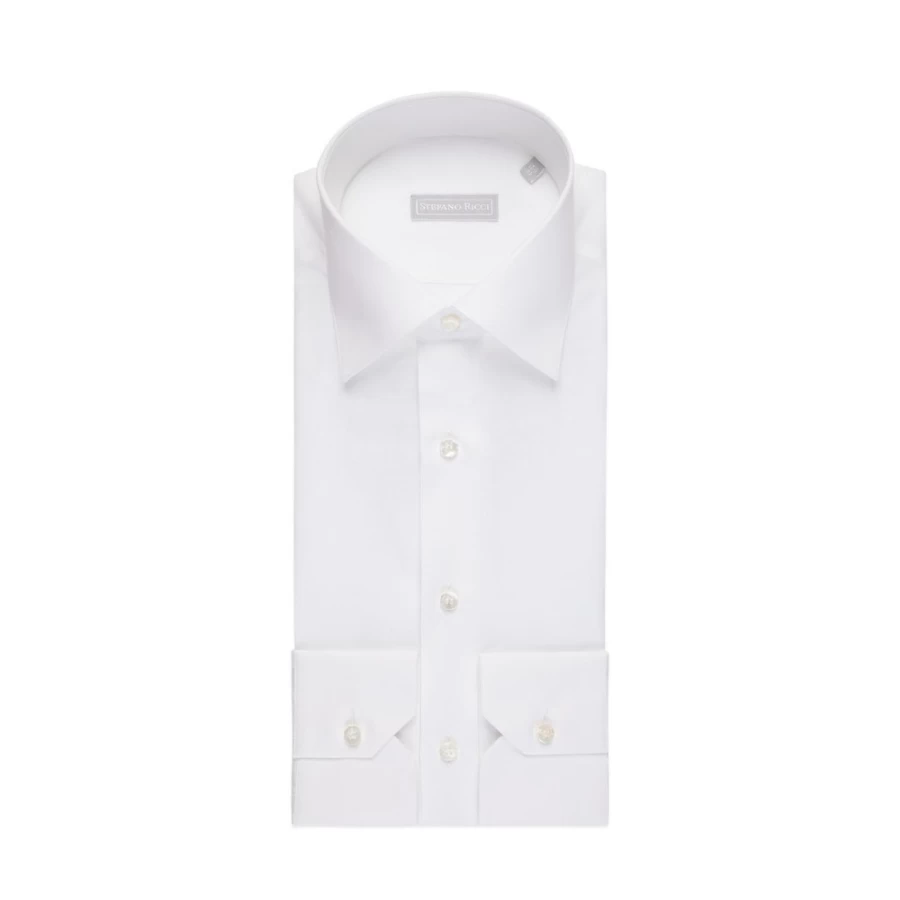 Stefano Ricci Men's Handmade Asti Shirt - Premium Luxury Cotton Dress Shirt