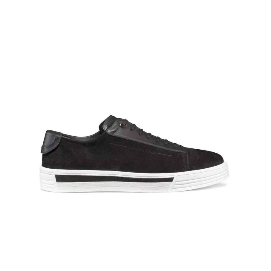 "Stefano Ricci Men's N999 Calfskin Leather Sneakers – Premium Luxury Designer Shoes"