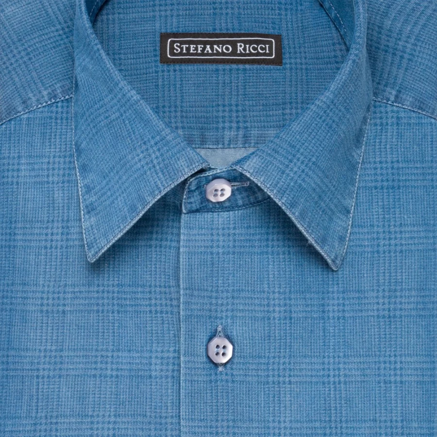 Stefano Ricci Men's Handmade Rust-Colored Shirt – Premium Luxury Casual Wear