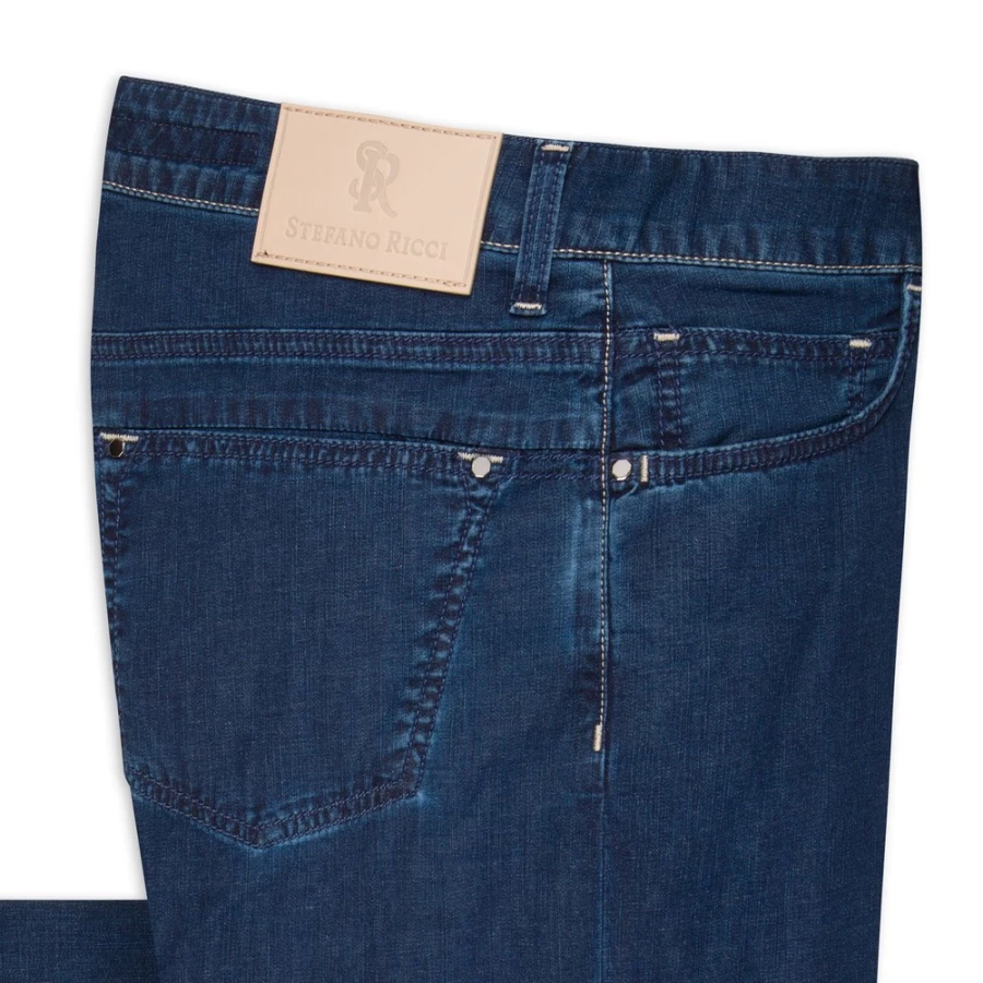 "Stefano Ricci Men's Premium Luxury Jeans for Style & Comfort"