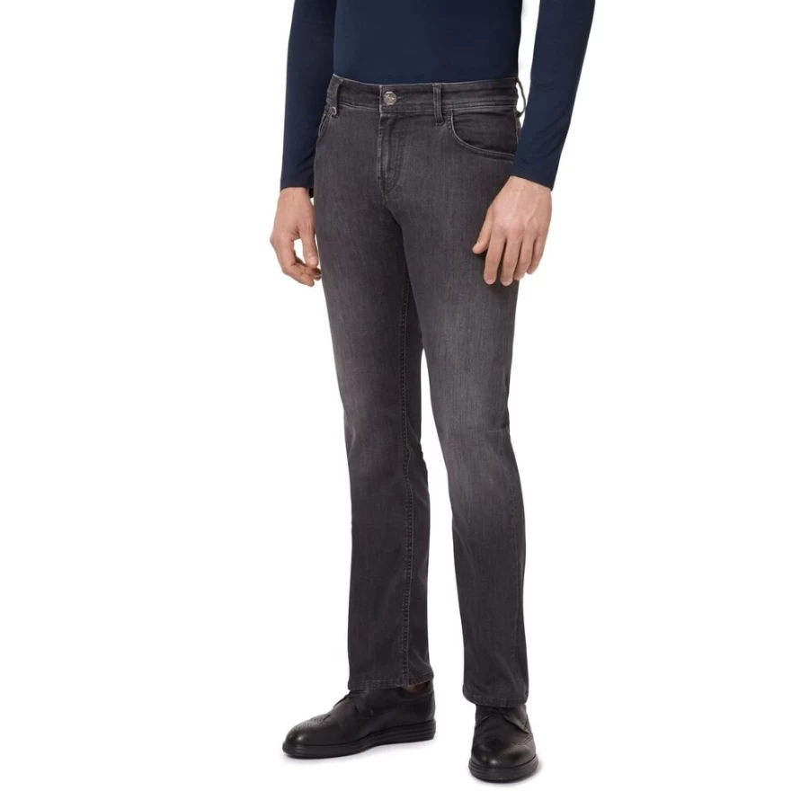 Stefano Ricci Men's Slim Fit Jeans - Premium Tailored Denim for a Stylish Look