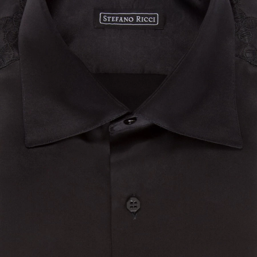 "Stefano Ricci Men's Handmade Torino Shirt – Luxury Italian Dress Shirt"