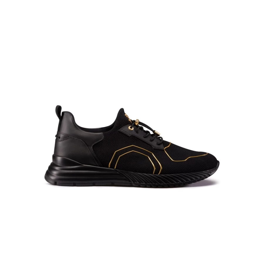 Stefano Ricci Men's N999 Technical Fabric & Calfskin Leather Luxury Sneakers