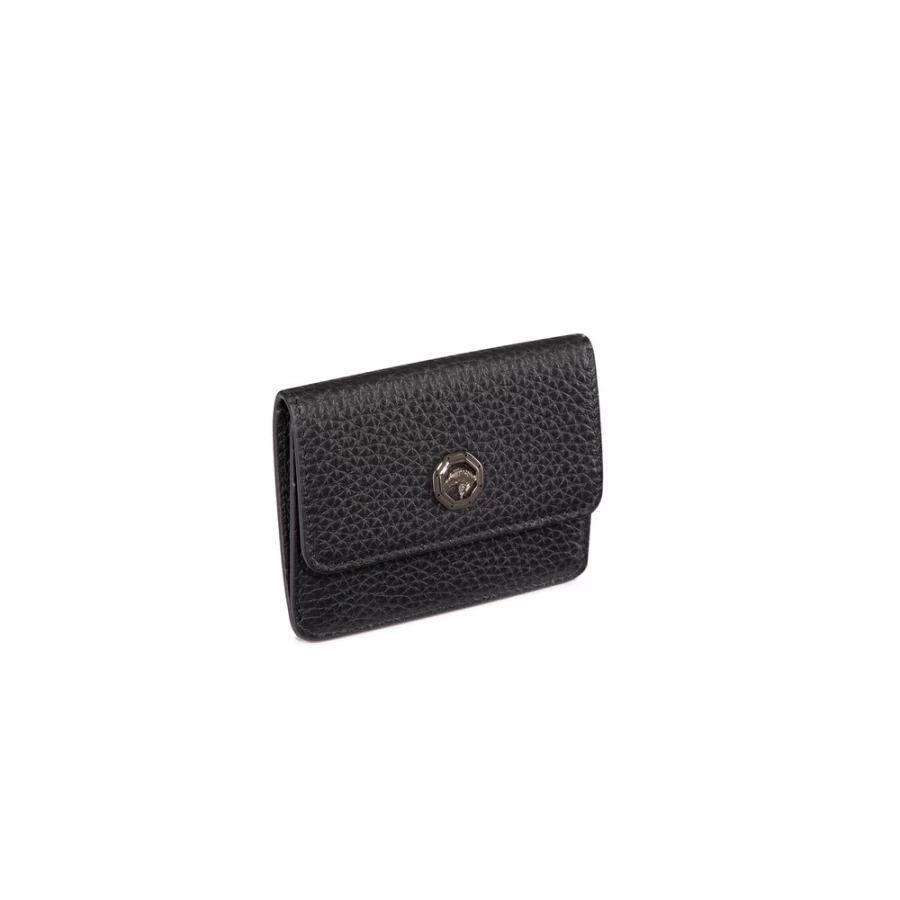 Stefano Ricci Handmade Premium Calfskin Leather Card Holder for Men - Luxury Slim RFID Wallet