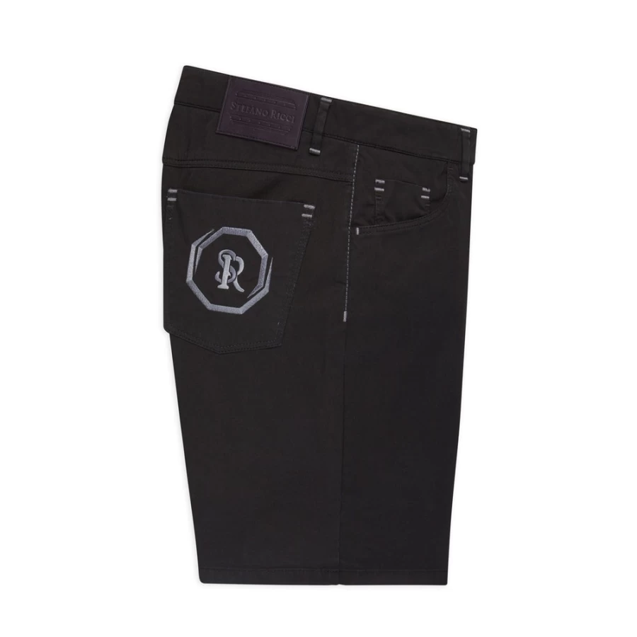 "Stefano Ricci Men's Bermuda Shorts in Color N999 | Premium Luxury Shorts"