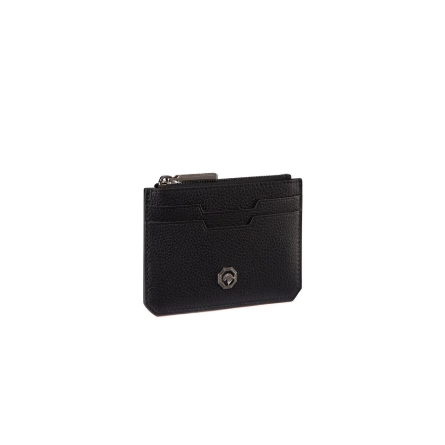 "Stefano Ricci Luxury Calfskin Leather Coin Wallet – Premium Small Leather Pouch for Coins & Cards"