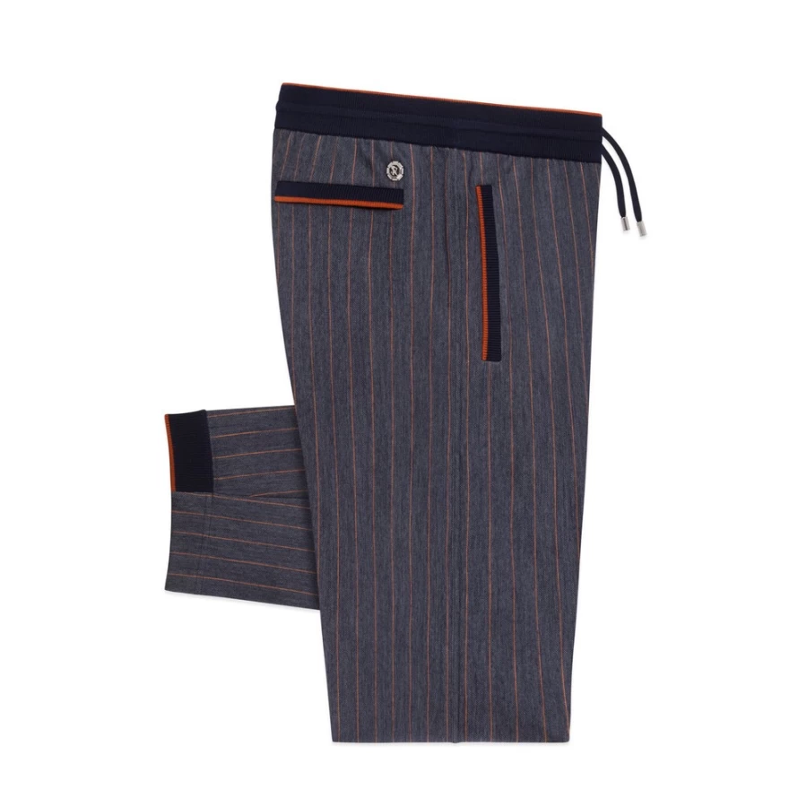 "Stefano Ricci Men's Luxury Knit Trousers – Premium Comfort & Style"