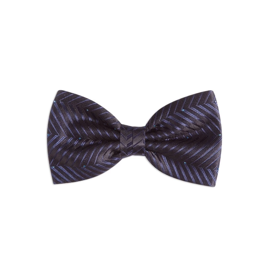 Stefano Ricci Luxury Silk Bow Tie with Swarovski Crystal Details