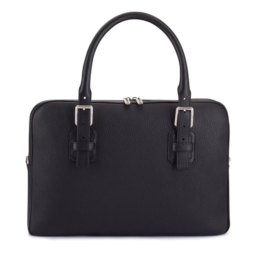 "Stefano Ricci Handmade Luxury Calfskin Business Briefcase for Men"